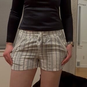 Beachy Striped Shorts